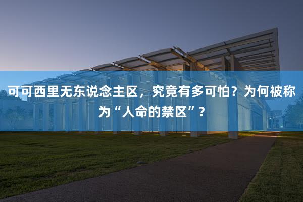 可可西里无东说念主区，究竟有多可怕？为何被称为“人命的禁区”？